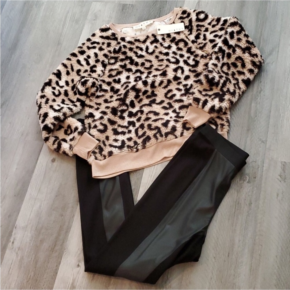 Hiatus Leopard Print Sweatshirt